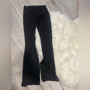Women's Black Flared Leggings